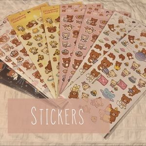 ⭐️Rillakuma Sanrio Sticker Set⭐️
